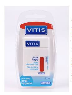 Межзубная нить Vitis Dental Tape  (ВОЩЕНАЯ)