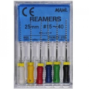 Римеры - Reamers – дрильборы ручные (каналорасширители), длина 25 мм