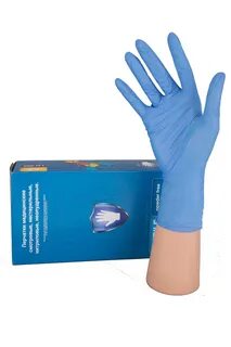 Перчатки нитриловые,неопудренные,"Safe&Care" (уп.200шт.) размер S
