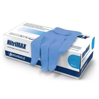 Перчатки NitriMax, нитриловые,размер L (100 шт.) Archdale