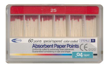 Бумажные штифты конусность 04 №35 (в уп. -60 шт) Бумажные штифты конусность 04 №35 (в уп. -60 шт)